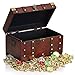 Produktbild Brynnberg Schatztruhe Schatzkiste Mit Schloss 28x17x16cm Incl Dekorationsset