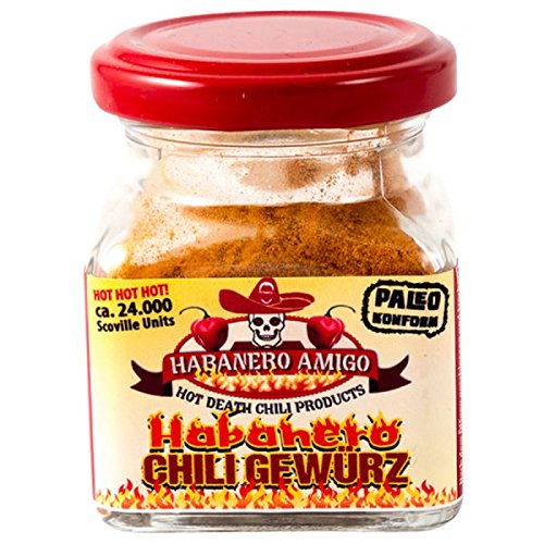 Preisvergleich Produktbild Habanero Chili Gewürz gemahlen ca. 24.000 Scoville - Habanero Amigo - 30g
