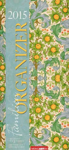 Familien Organizer Floral 2015