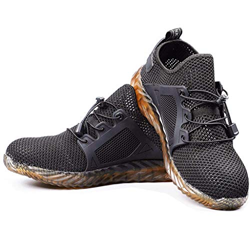 Preisvergleich Produktbild Sumeiwilly Sicherheitsschuhe Herren Damen S3 Leicht Sommer Arbeitsschuhe Sportlich Atmungsaktiv Schutzschuhe mit Stahlkappe Outdoor Sneaker Unisex Größe 36-48