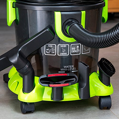 Staubsauger Feststoffen und Flüssigkeiten Wet & Dry Cecotec. 1400 W. Hepafilter und Wasserfilter. Leistungsregler. Funktion mit Zusatzdüse. Fassungsvermögen 15 L. Zubehör. - 4