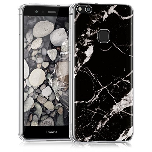kwmobile Funda para Huawei P10 Lite - Carcasa de TPU para m vil y dise o de m rmol cl sico en Negro Blanco reviews kwmobile Funda para Huawei P10 Lite - Carcasa de TPU para m vil y dise o de m rmol cl sico en Negro Blanco