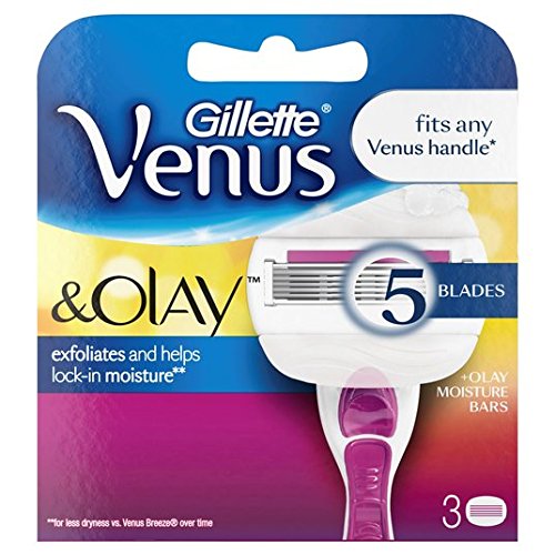 Gillette Venus & Olay Sugarberry Razor Blades 3 per pack