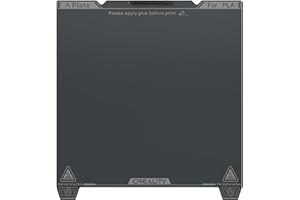 KOYOFEI Creality K1C Smooth PEI Build Plate Kit, 3D Printer Heat and Wear Resistance Smooth PEI Spring Steel Plateform Print Bed with Wipe Nozzle Design for K1C