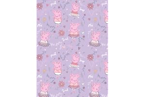 DANILO PROMOTIONS LTD PEPPA PIG 4M ROLLWRAP, papel de envolver para regalos, 4M X 69CM