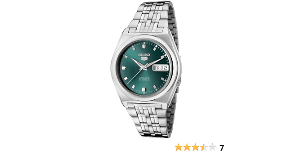 Stainless Steel Seiko 5 Automatic Green Dial : Seiko: Amazon.it: Orologi