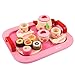 Produktbild Luerme Kinder Tee Set, 19 Stück Kuchen & Tee Set, Holz Teeservice Spielzeug für Kinder Mädchen Geschenk