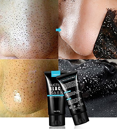 Black maske, Peel off maske, Mitesser Maske, Black Mask, Gesichtsmasken Schwarz, Blackhead Remover Mask, CIDBEST® Suction Schwarz Mud Purifying Peel-off-Maske, Tiefenreinigung Mitesser Entferner Anti Akne Öl-Kontrolle Purifying Black Head maske Mitesserentferner - 7