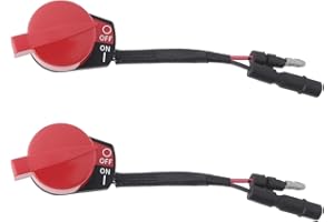 Be In Your Mind 2 interruttori di arresto motore per tosaerba con Srew 35120-Z5T-0031 compatibile con Honda GX240 GX270 GX340 GX390 GX340UT2