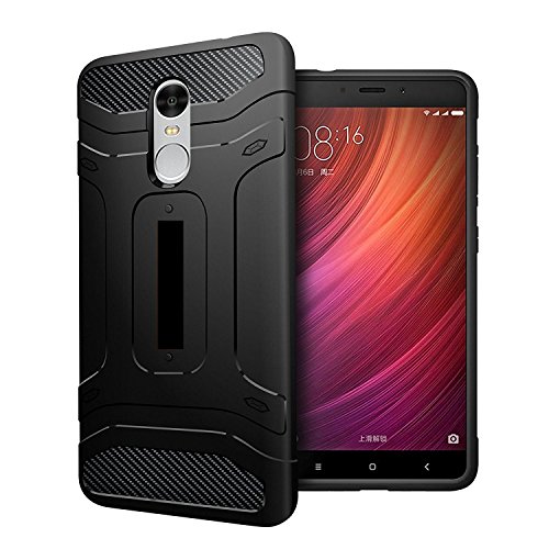Xiaomi Redmi 4 Exclusive Soft TPU Back Case Cover [Made in India] 2017 by MODIK (Armor Black)