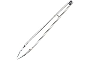 KC BLUE KitchenCraft Pinza per alimenti grande in acciaio inox, 40 cm (15,5"), argento