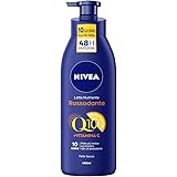 NIVEA Latte corpo Nutriente Rassodante Q10 + Vitamina C 400 ml, Crema tonificante che rassoda la pelle secca in 10 giorni, Cr