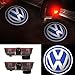 Produktbild iFoxtek® 3D Car Door Shadow Light Einstiegsbeleuchtung Für VW Tiguan Passat Sagitar Touareg (2 Stueck)
