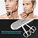 PIXNOR Nose Hair Scissors Beard Eyebrow Trimmer Scissors Stainless Steel Set