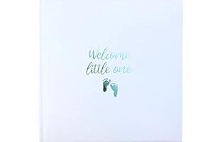 Sass Party & Gifts Baby Shower guest book - Welcome Little One - Baby Book Keepsake Gift For The Mummy To Be