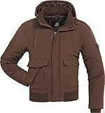  Brandit Halifax Jacke Zip Windbreaker Braun M