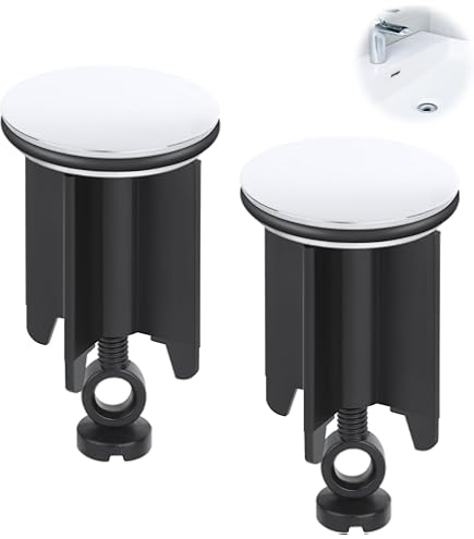 Set Di 4 Tappi Per Lavello Universali Regolabili - Acciaio Inox Per Bagno E Cucina - Foto 11