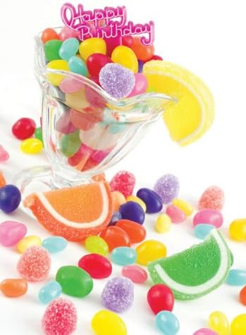 Candy - Fun and Modern Happy Birthday Greeting Card.
