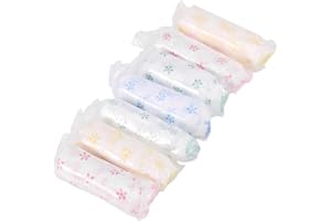 DAUERHAFT 7 szt./partia damskie podróżne drukowane jednorazowe ciężarne, popoporodowowe bawełniane majtki, regulowane elastyczne, do podróży, pobytów szpitalnych (nadruk podróżny rozmiar: XXL)