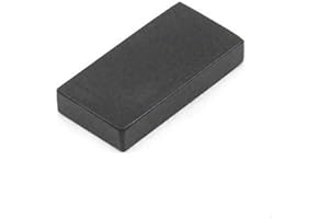 FIRST4MAGNETS Magneta Neodimio N42 N42 Rivestito Di Resina Epossidica Nera Per Arti, Mestieri, Creazione Di Modelli, Fai -Da -Te, Hobby, Ufficio E Casa - 30mm x 15mm x 5mm Di Spessore - 10,1kg
