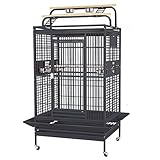 Antik Montana Hacienda Play Metall Draht Käfig mit Avilon® Pulverbeschichtung Vogelkäfig, 91 x 71 x 181 cm, antik