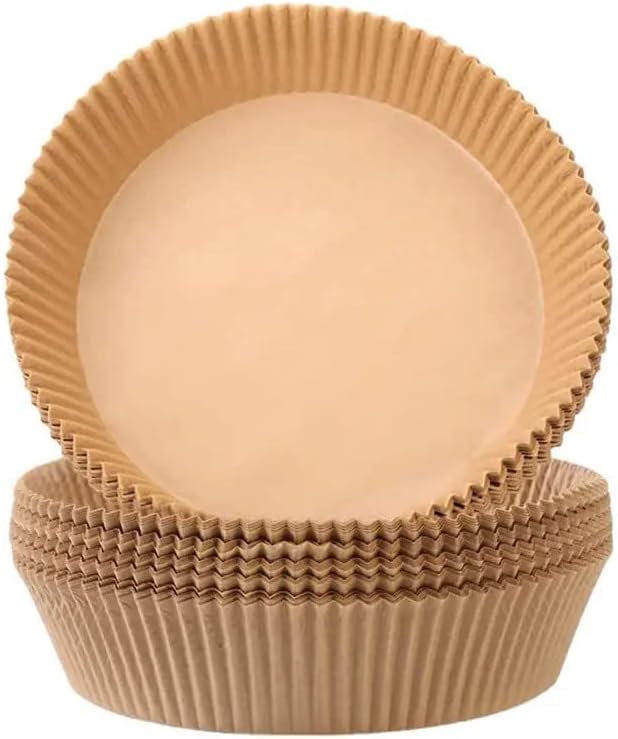 Busstier Airfryer Pişirme Kağıdı, Fritöz Yağlı Kağıdı, Yanmaz Kağıt 50 Adet (Oval)