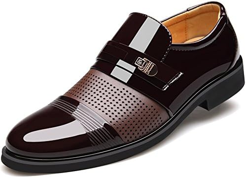 Men's Stylish Formal Oxford Wedding Dress Shoes Moccasin Slip-On Loafers