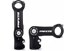 GoHZQ Adjustable Bike Stem 25.4/31.8 90mm 110mm 0-90° Degree Aluminum Alloy Mountain Bike Handlebar Stem for Bicycle, Road Bike, MTB, BMX, Cycling