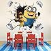 Produktbild JUNMAONO 3D Minions Wandaufkleber Wall Poster PVC Wandbild Dekor Vinyl Aufkleber Wandaufkleber Wandfarbe Aufkleber Abnehmbare Banner Pad Decals Wallpaper Wand Zeitung Wandaufkleber Wandbild Aufkleber Wand Poster Wandgemälde Wandtattoo(13)