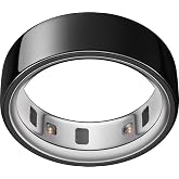 OURA Ring 4 Smart Ring - Black - Size 9 | Find Out Your Size with Ring 4 Sizing Kit | Monitor Sleep, FC, Stress &amp; More - Up t