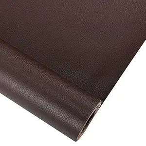 ONPRIX 60 x 30 cm Large Leather Repair Patch for Couches- Self-Adhesive Waterproof PU Leather Kit for Sofa Car Seats Drivers Seat Vinyl Chairs Furniture Handbags Jackets Fix Tear (Brown) 2 Pcs