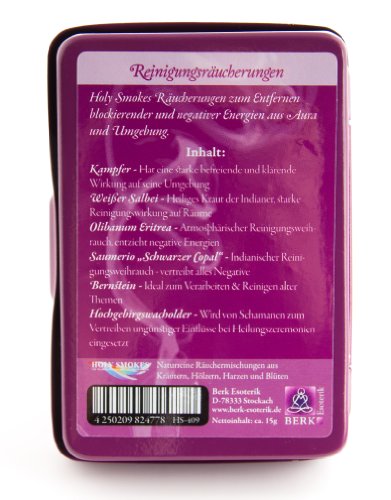 Berk HS-409 Räucherwerk – Reinigungsräucherungen - 3