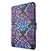 Produktbild Fraelc® Schutztasche für Alle Kindle Paperwhite - Ultra Slim Lightweight Smart Shell Case Cover mit Auto Schlaf / Wach Funktion Schutzhülle Premium Kunstleder Tasche Flip-style Leder Etui im Damask Motiv Hülle