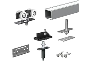 SLID'UP BY MANTION Système coulissant pliant SLID'UP 150 pour porte de séparation 2 panneaux - rail 1,5 m - 40 kg