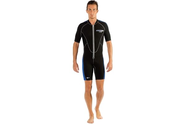 Cressi Lido Man - Combinaison Neoprene Shorty Homme - Natation Snorkeling et Plongee