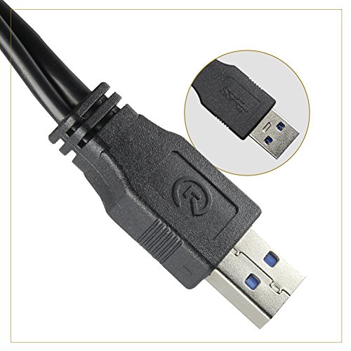 EXINOZ® USB 3.0 Y Kabel Micro für Samsung M3 Externe Festplatte 3 Pack - 7