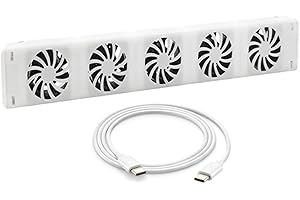 CWOQOCW Ventole Per Termosifoni, Radiatore Termosifone Intelligente Ventilatore Per Con 5 Ventole Migliorate, Amplificatore Per Radiatori L'efficienza Del Riscaldamento E Risparmiare Energia(Expansion-Set)