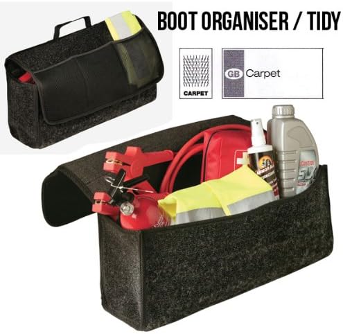 BMW 5 Series Universal Boot Carpet Organiser Boot Tidy with Velcro 50x25cm