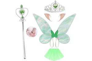 RURIZHONGTIAN Flügel Erwachsene,6PCS Feenflügel Erwachsene,Fairy Wings,Elfen Flügel,Feen Flügel,Feen Flügel Mädchen,Flügel Fee Damen,für Geburtstag Halloween Weihnachten Cosplay Comic Con Themed Party