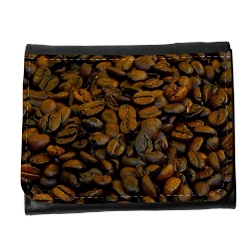 Preisvergleich Produktbild Portemonnaie Geldbörse Brieftasche / / M00245593 Kaffeebohnen Kaffee Brown Geröstete / / Small Size Wallet