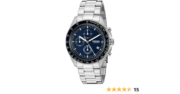 Buy Fossil Chronograph Blue Dial Men's 