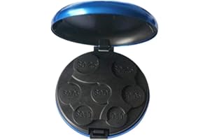 BYFRI 1pc Mini Especie De Almacenamiento De Monedas Caja De La Caja Portable del Sostenedor De Hucha Euro Envase Dispensador De Monedas Cambio Monedas De Dólar Monedero Monedero (Color Azar)