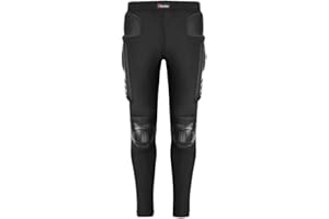 YOUCAI Pantalon Moto Cross Pantalon de Protection Pantalon de Ski Cyclisme Protection pour Patinage Snowboard Skating Roller Vélo VTT Descente Handball Rugby