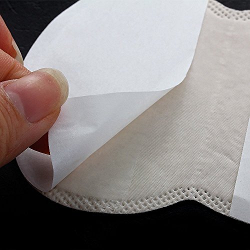 asentechuk® 50/Pack Vlies Stoffe unsichtbar Achselhöhle absorbieren Schweiß Stick Unterarm Sweat Anti-Transpirant Pad - 6