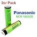 Produktbild 2x Panasonic NCR18650B - Akku - (3400mAh/3,6V/6,2A/22W) Flat Top Ideal für Werkzeuge und Industrie