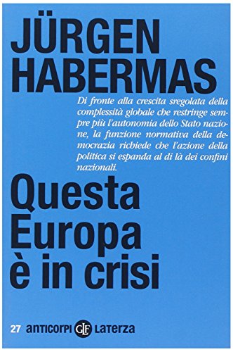 Questa Europa è in crisi