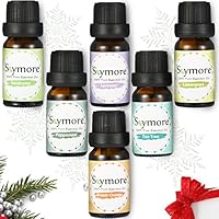 Nueva Generación umidificatori aromaterapici naturales de aceite esencial Top 6pcs – -- lavanda, Naranja Dulce, menta piperita, Lemongrass, Árbol de Té, Eucalipto. Mejor para el regalo