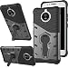 Produktbild Moto G5S/ G5S Plus Hülle Rüstung Armor REXANG [Ultra-Rüstung] Hart Rugged Shock Proof Heavy Duty [mit 360 Kickstand] case Dual Layer Tough Taschen Schalen für Moto (G5S, Schwarz)