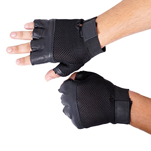 Dee Mannequin 78606 Leather Gym Gloves (Black) RS.199 (80.00% Off) - Amazon