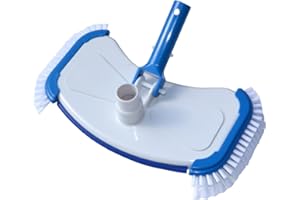 PARADIES POOL GMBH Paradies Pool Bodensaugerbürste Deluxe, Poolbürste mit Sauganschluss 32/38 mm, Reinigungsbürste, Poolsauger, mit seitlichen Borsten, Menge: 1 Stück
